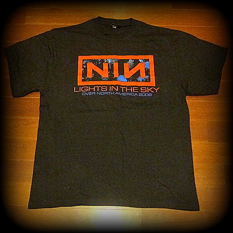 NINE INCH NAILS - Vintge 2008 tour shirt -Two Sided Print